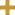 Minimalist gold plus symbol on a white background.