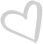 Hand-drawn black heart outline icon on a dark background